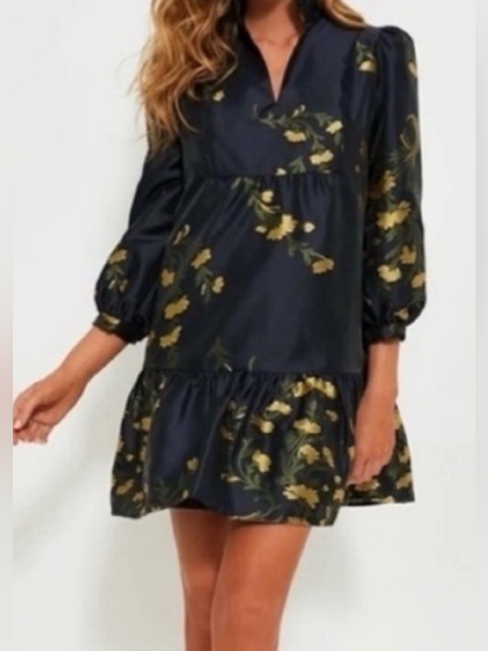 Tuckernuck Jasmine Vine Jacquard Palmerston Dress-NWT - Picture 9 of 16